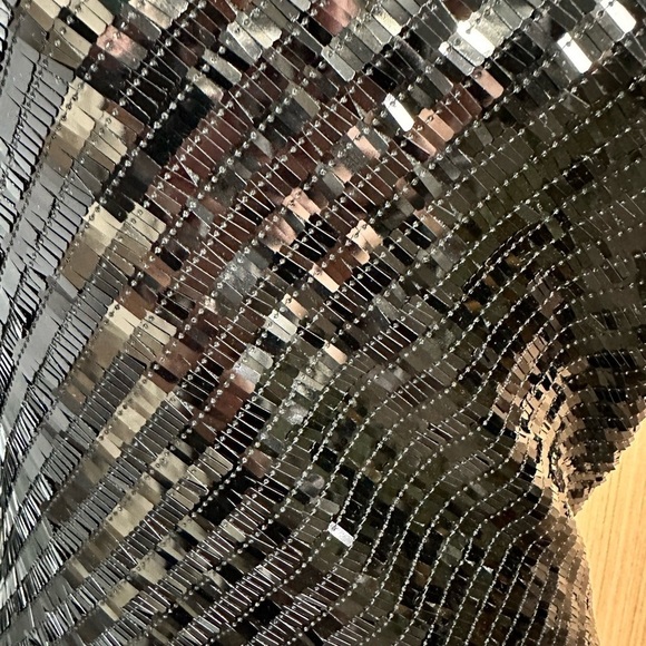 Free People Black Disco Fever Cami, Size Medium (v) - Picture 6 of 15